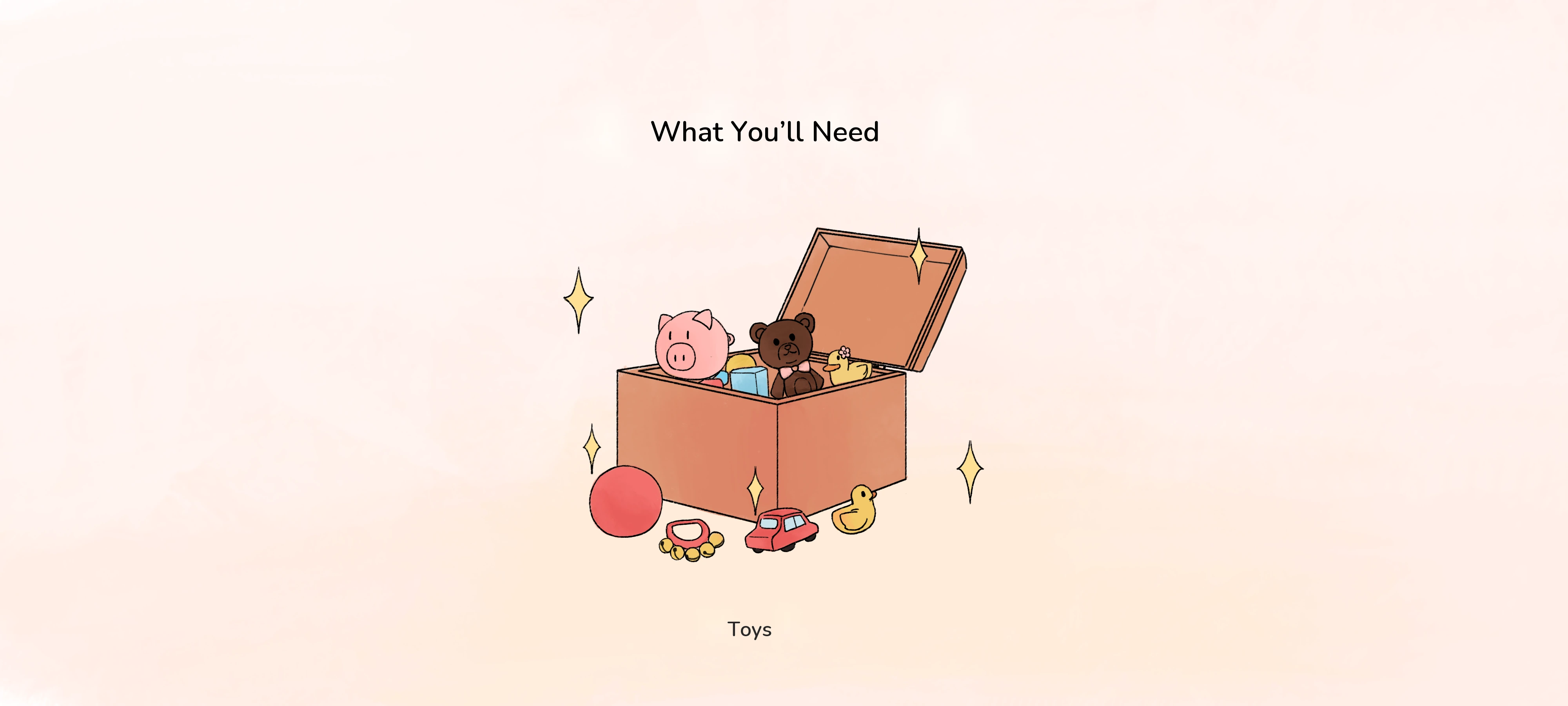 Toys All Around, preparation