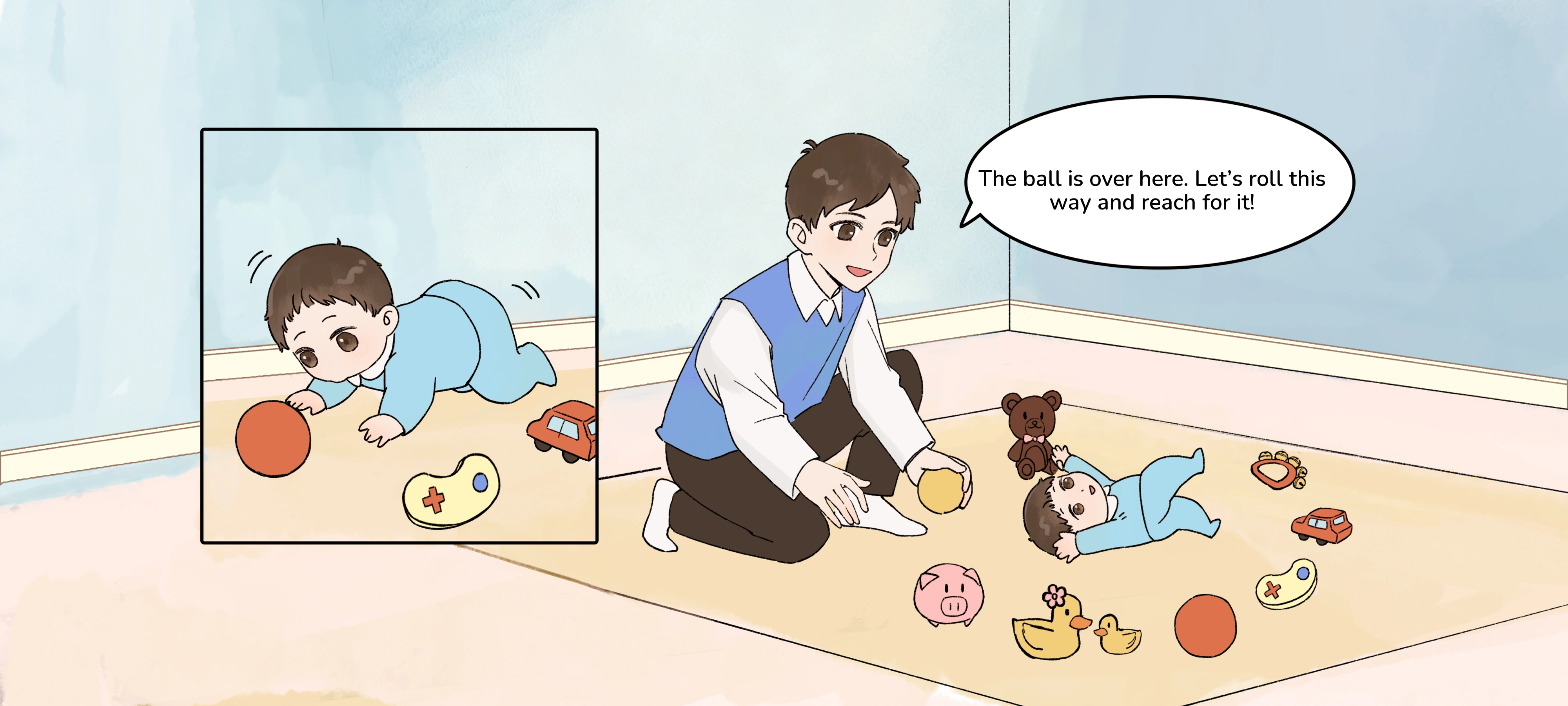 Toys All Around, step 1