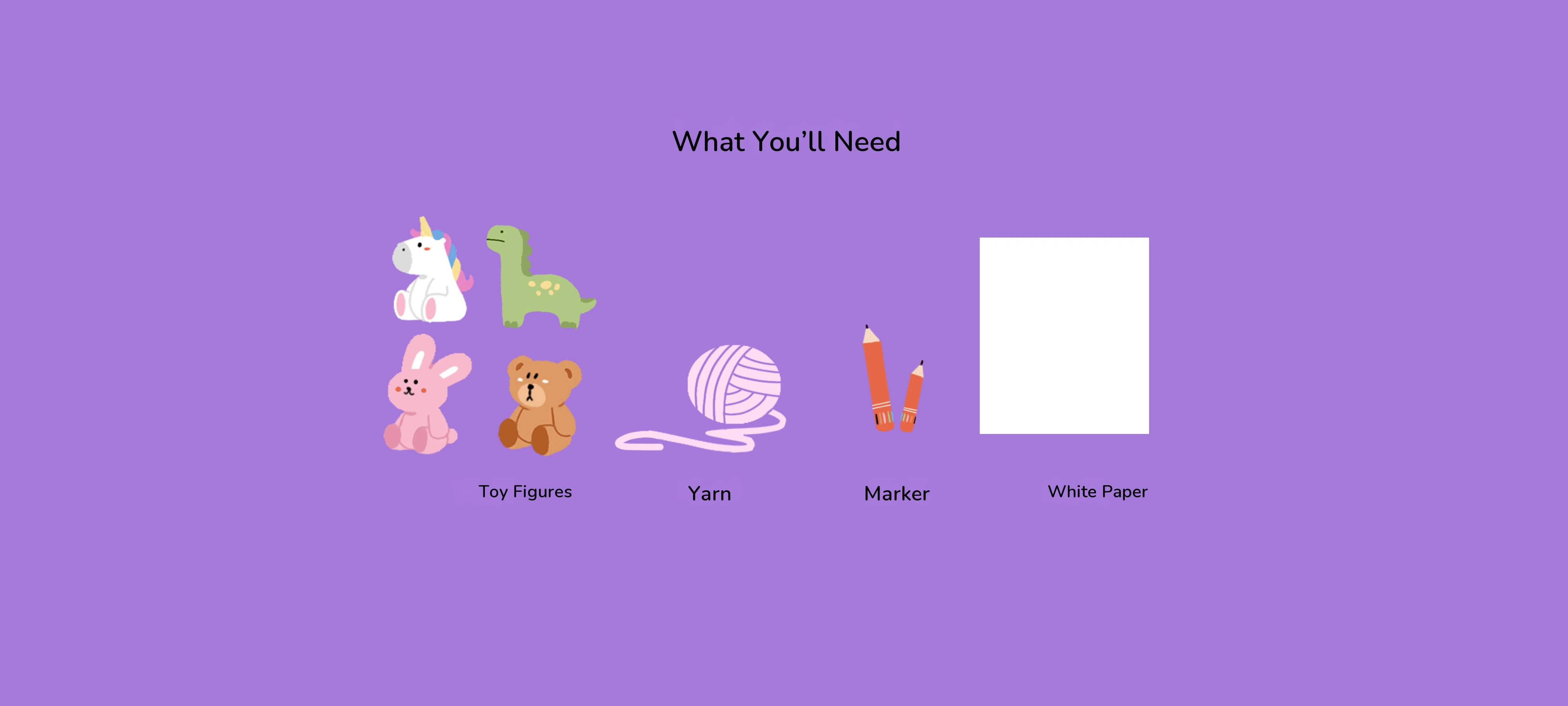 Draw Shapes with Toy Corners, preparation