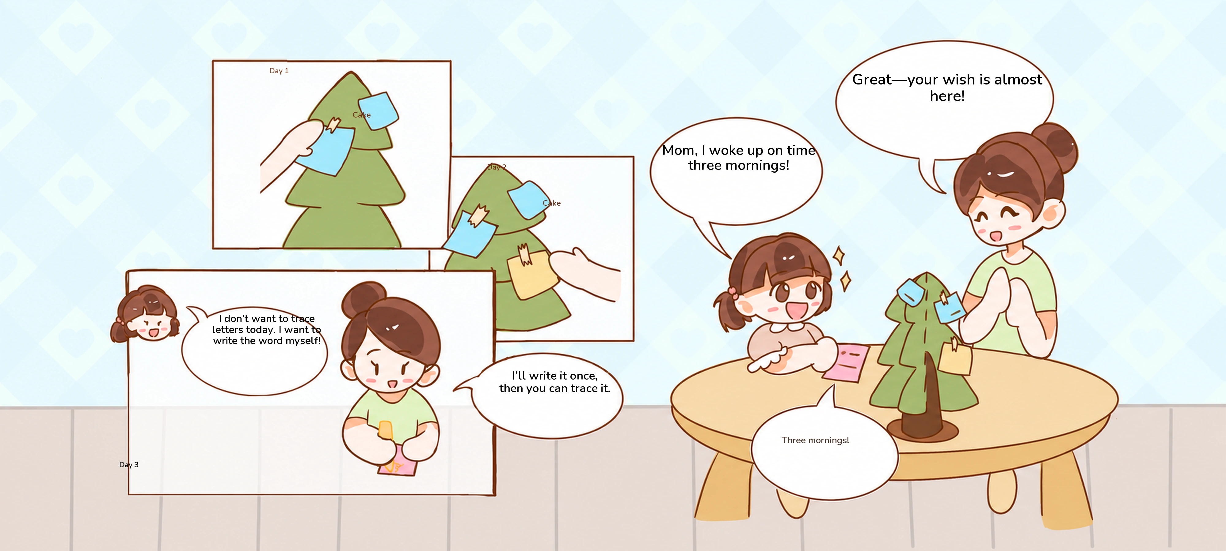 Make a Wish Tree, step 3