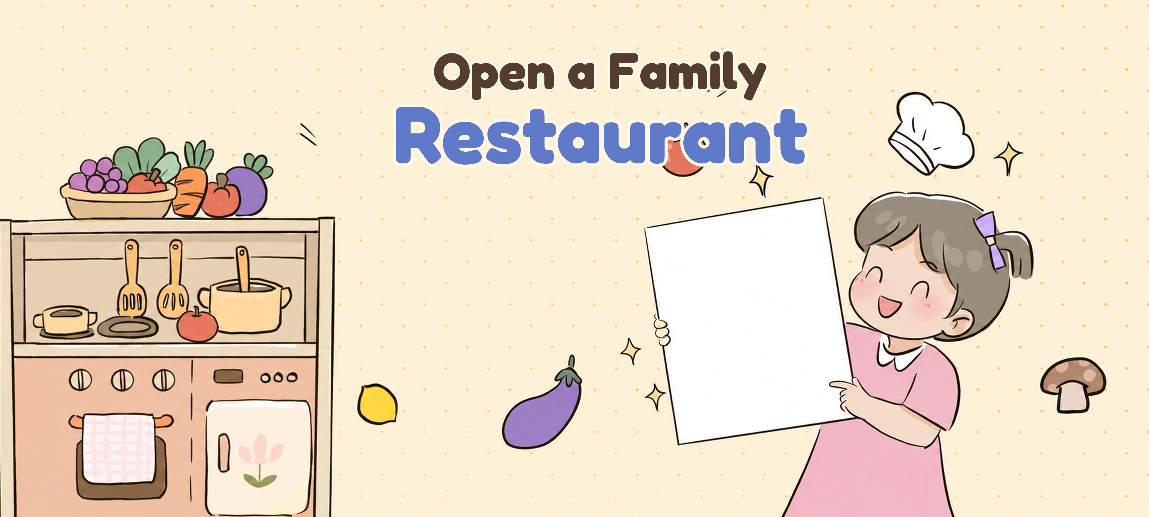 Open a Family Restaurant activity illustration