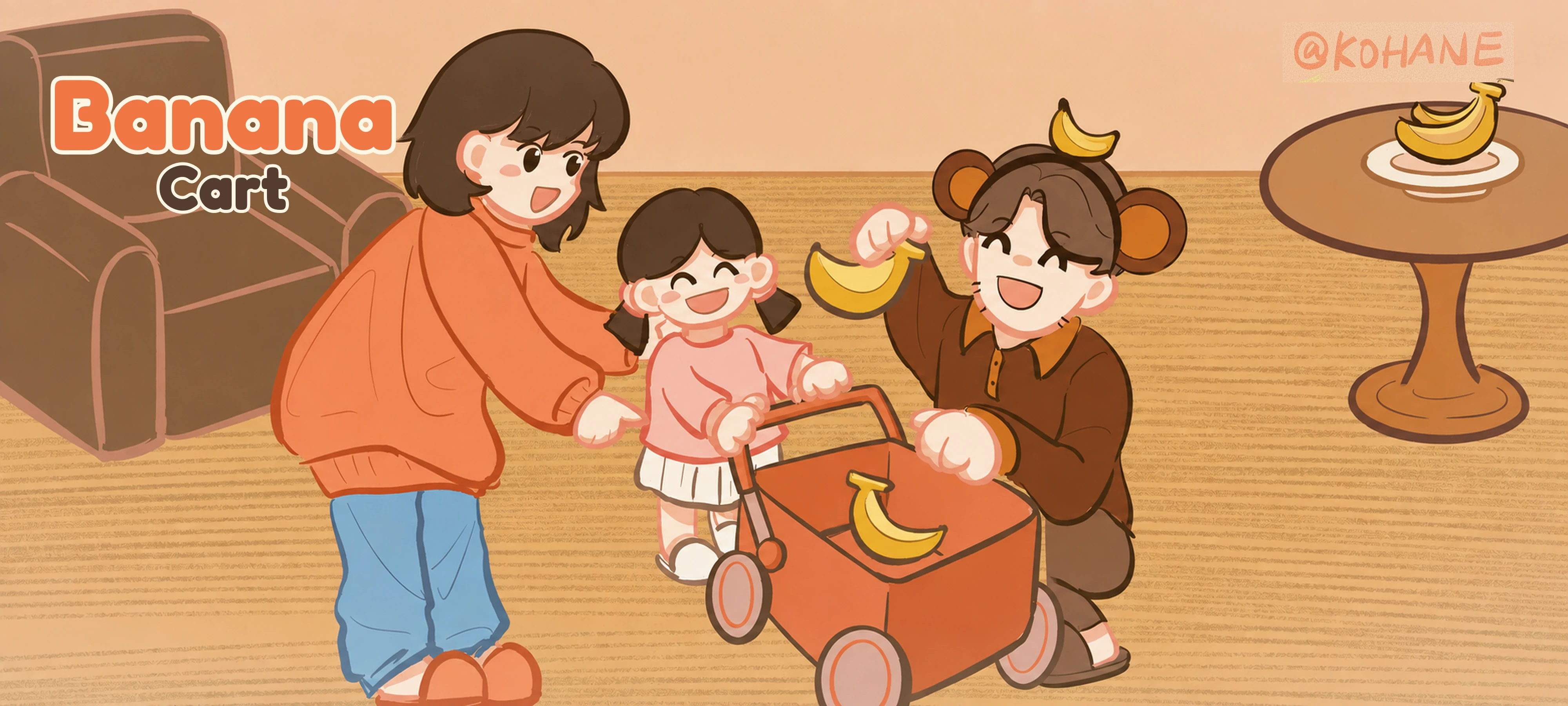 Banana Cart activity illustration