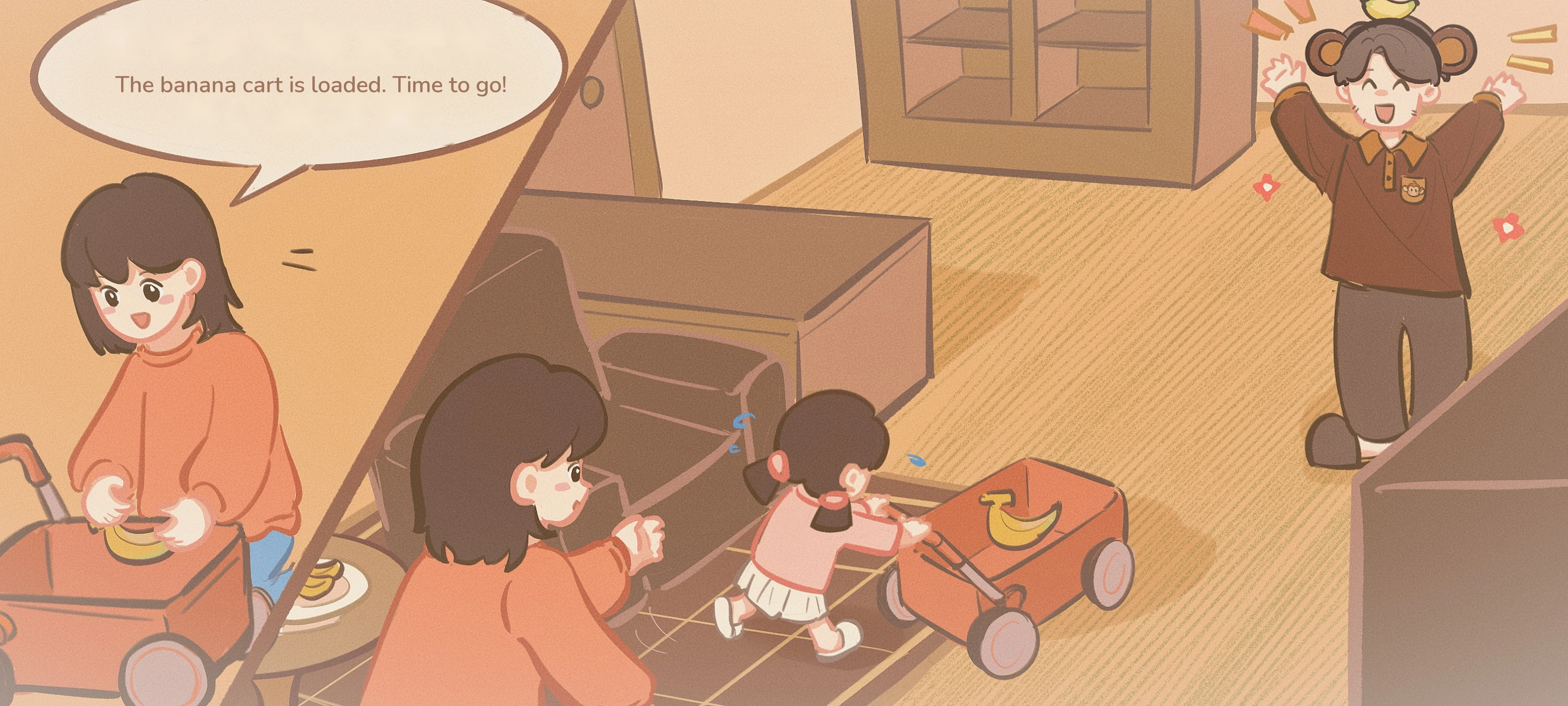 Banana Cart, step 2