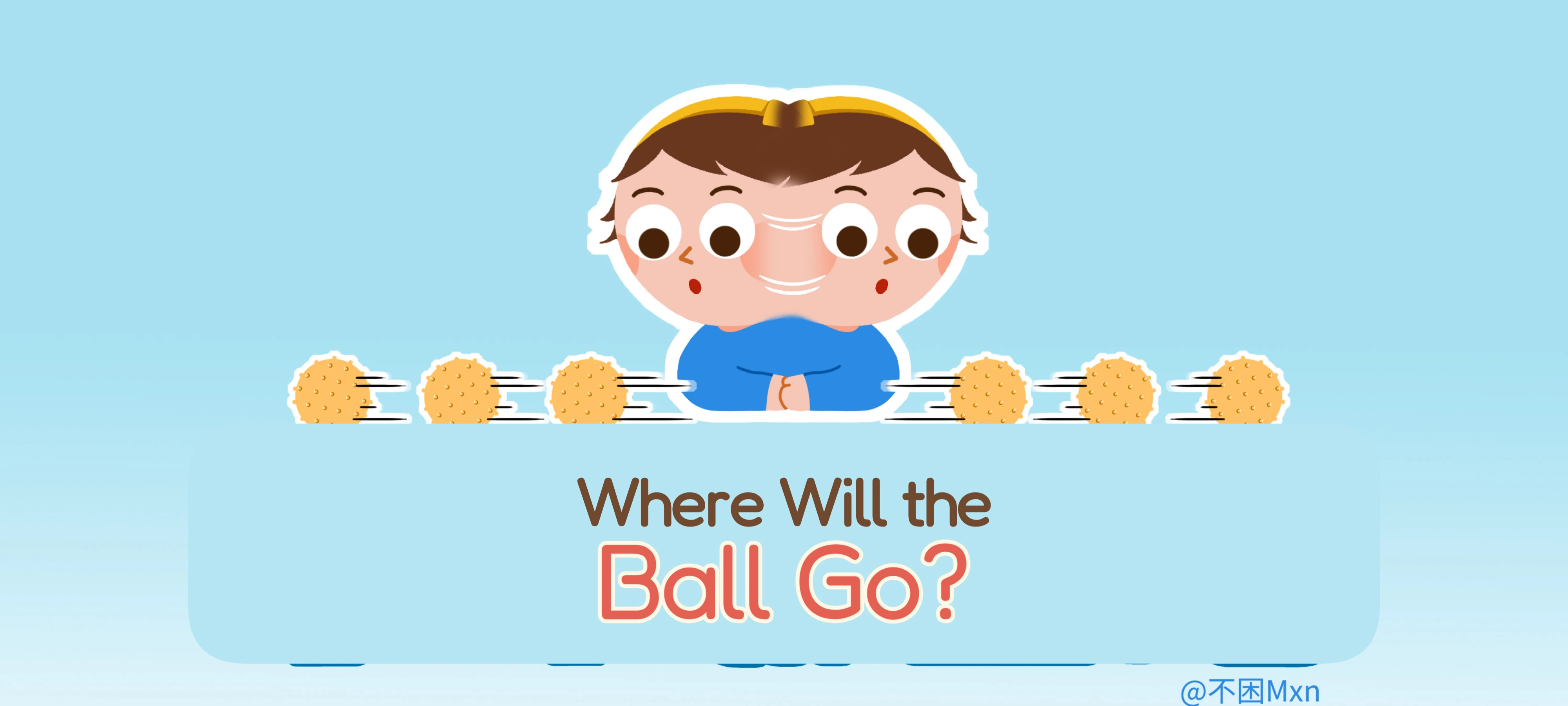 Where Will the Ball Go? activity illustration