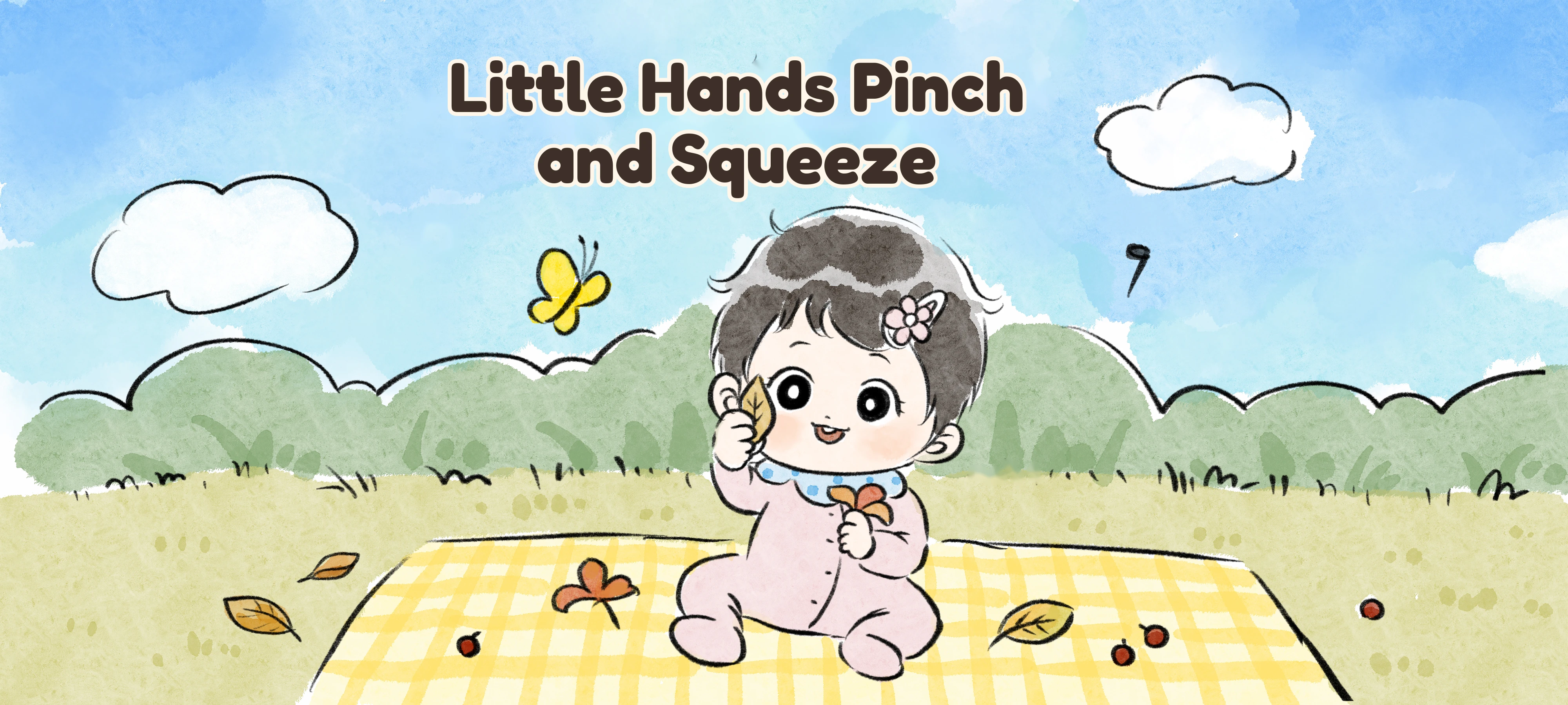 Little Hands Pinch and Squeeze activity illustration