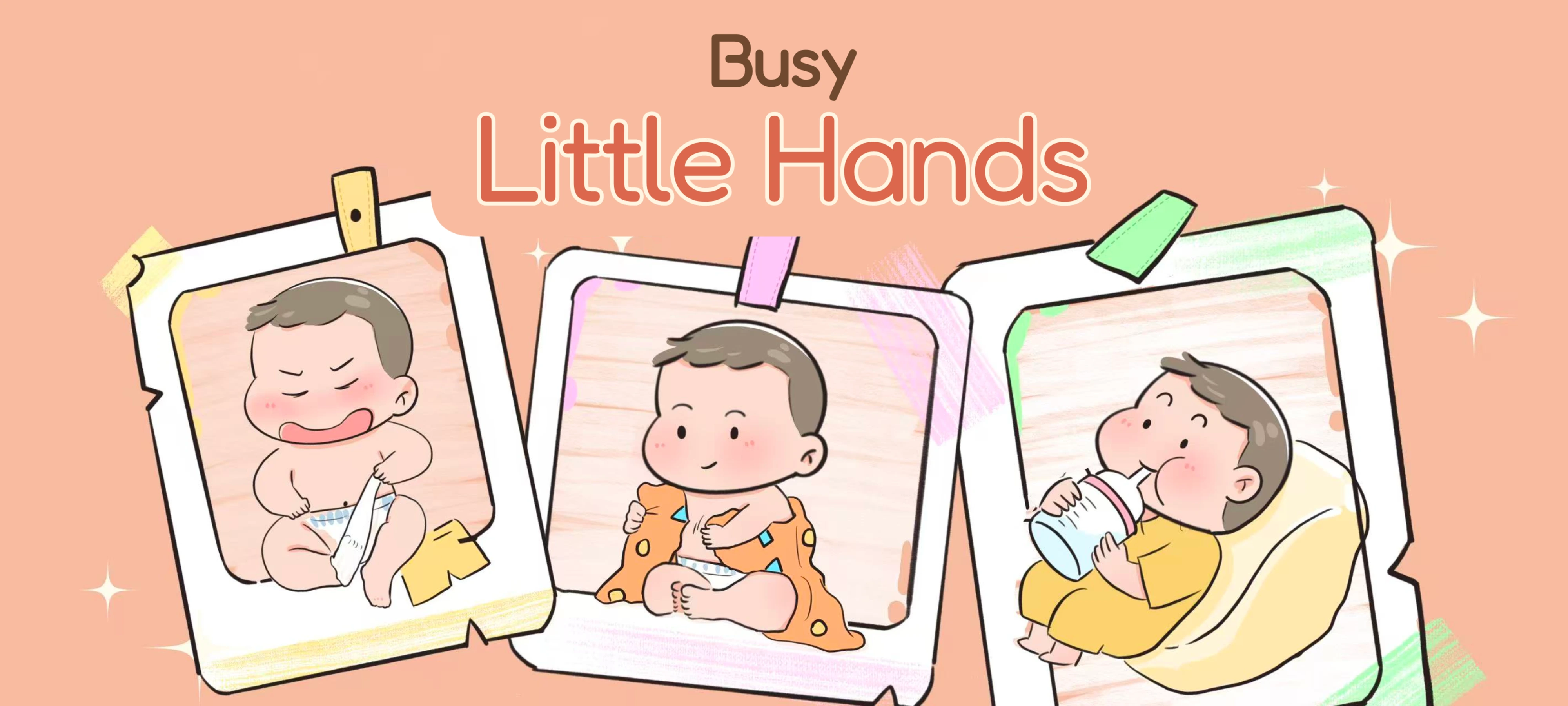 Busy Little Hands activity illustration