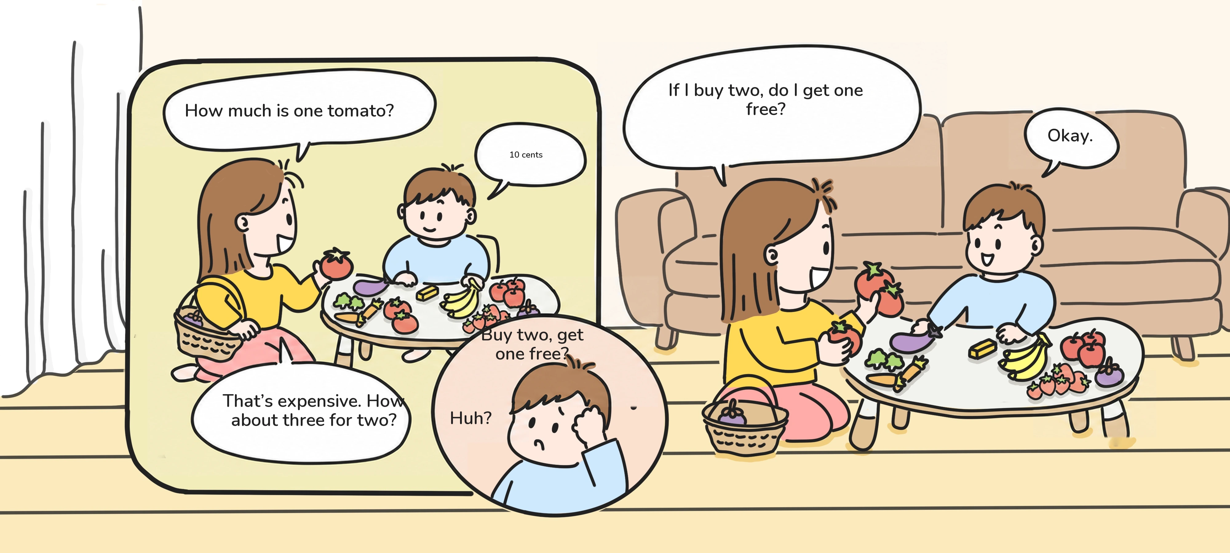 Little Cashier, step 2