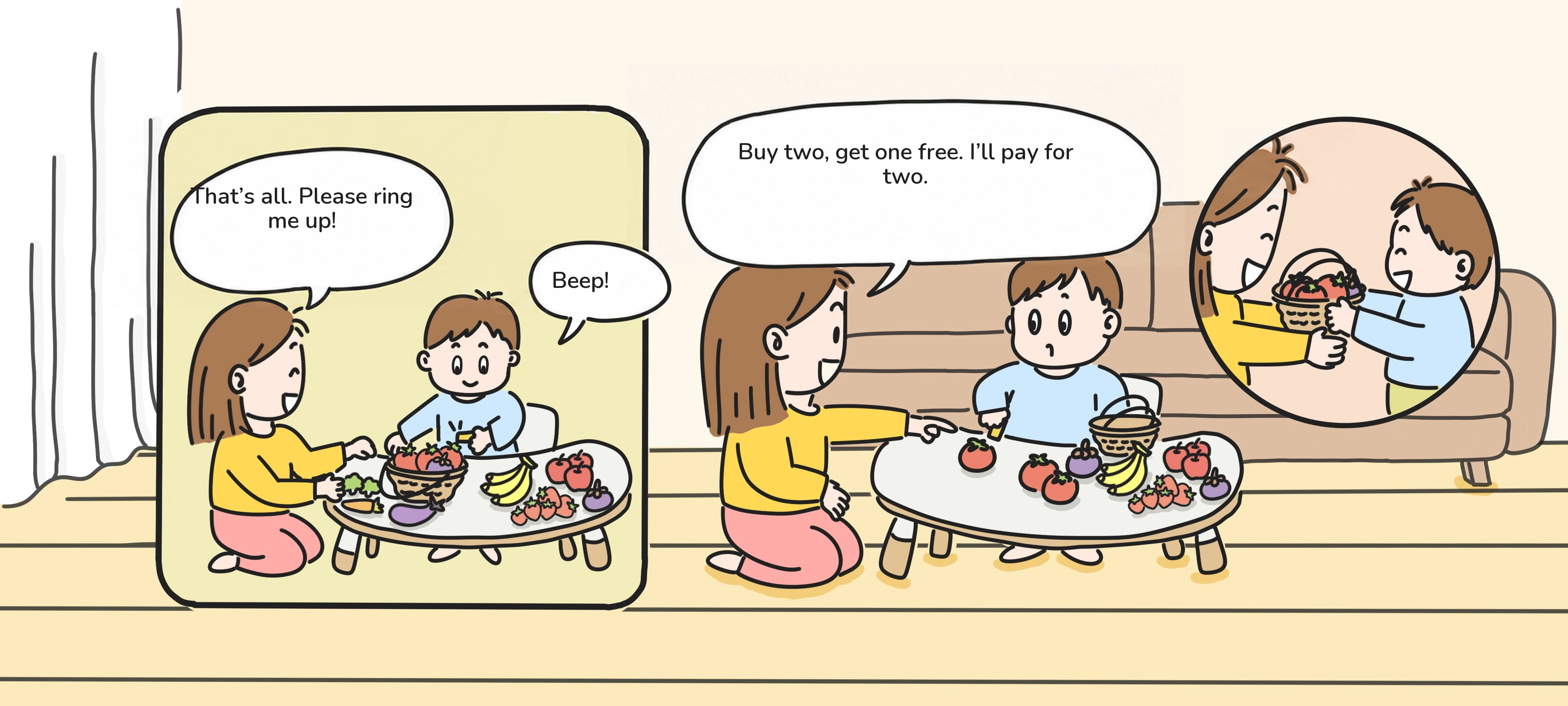 Little Cashier, step 3