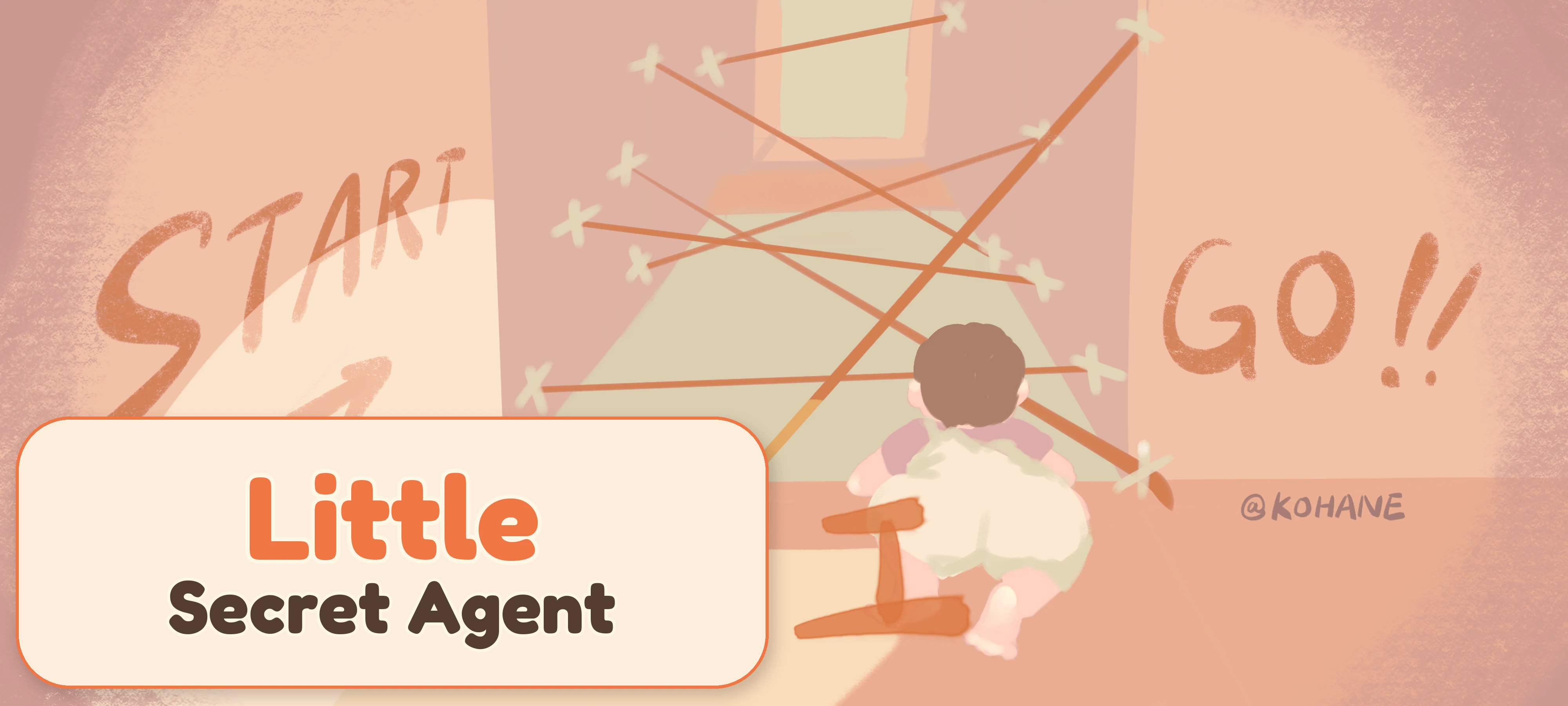Little Secret Agent activity illustration