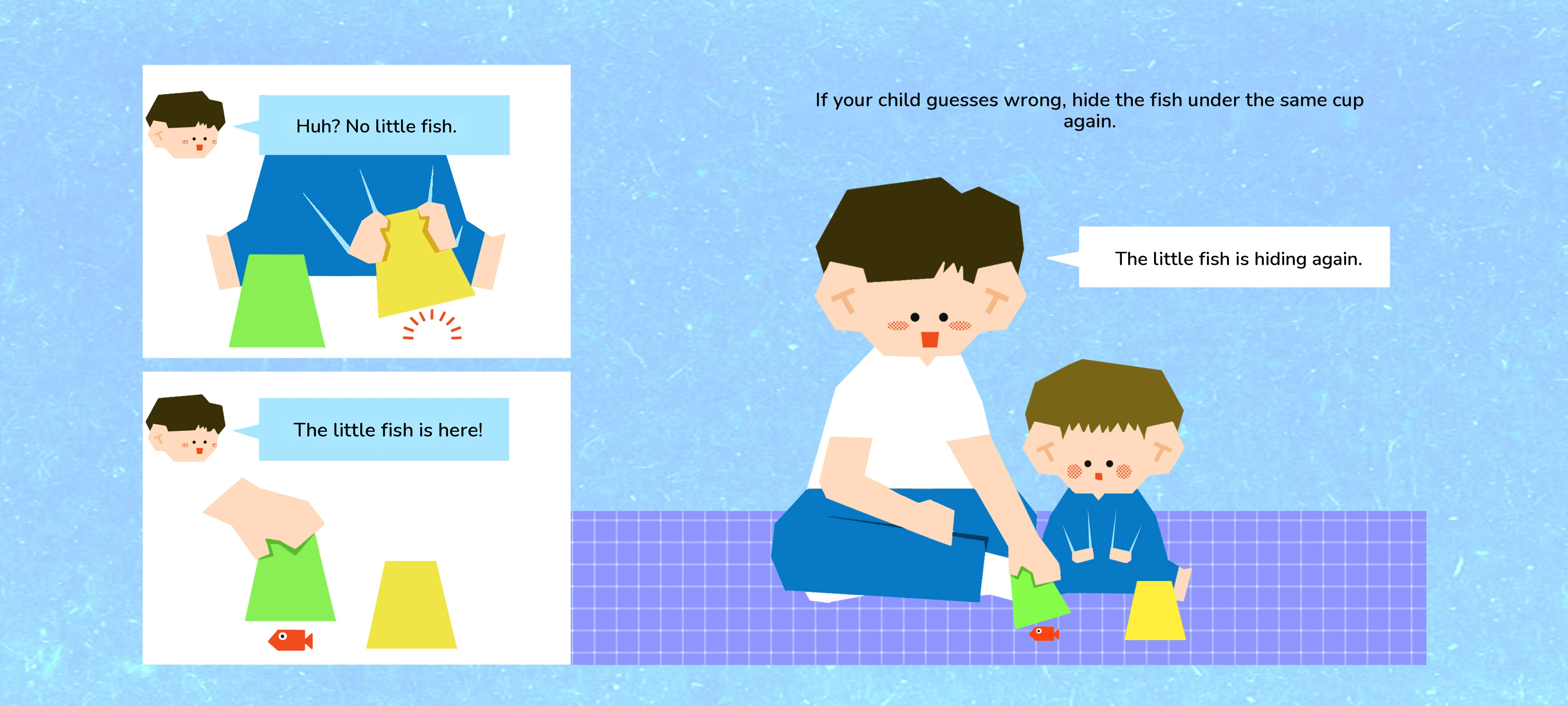Where Did the Little Fish Go?, step 2