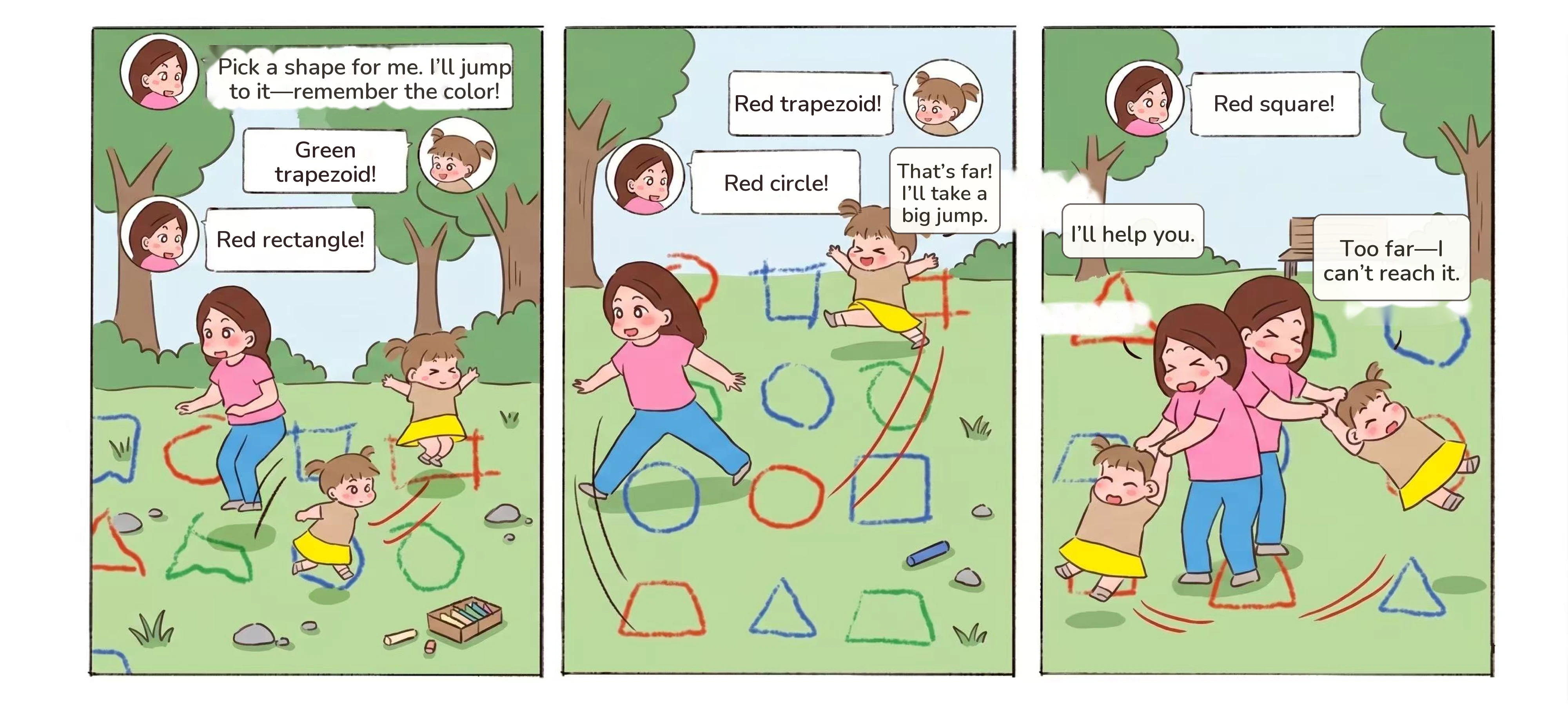 Shape Hopscotch, step 3