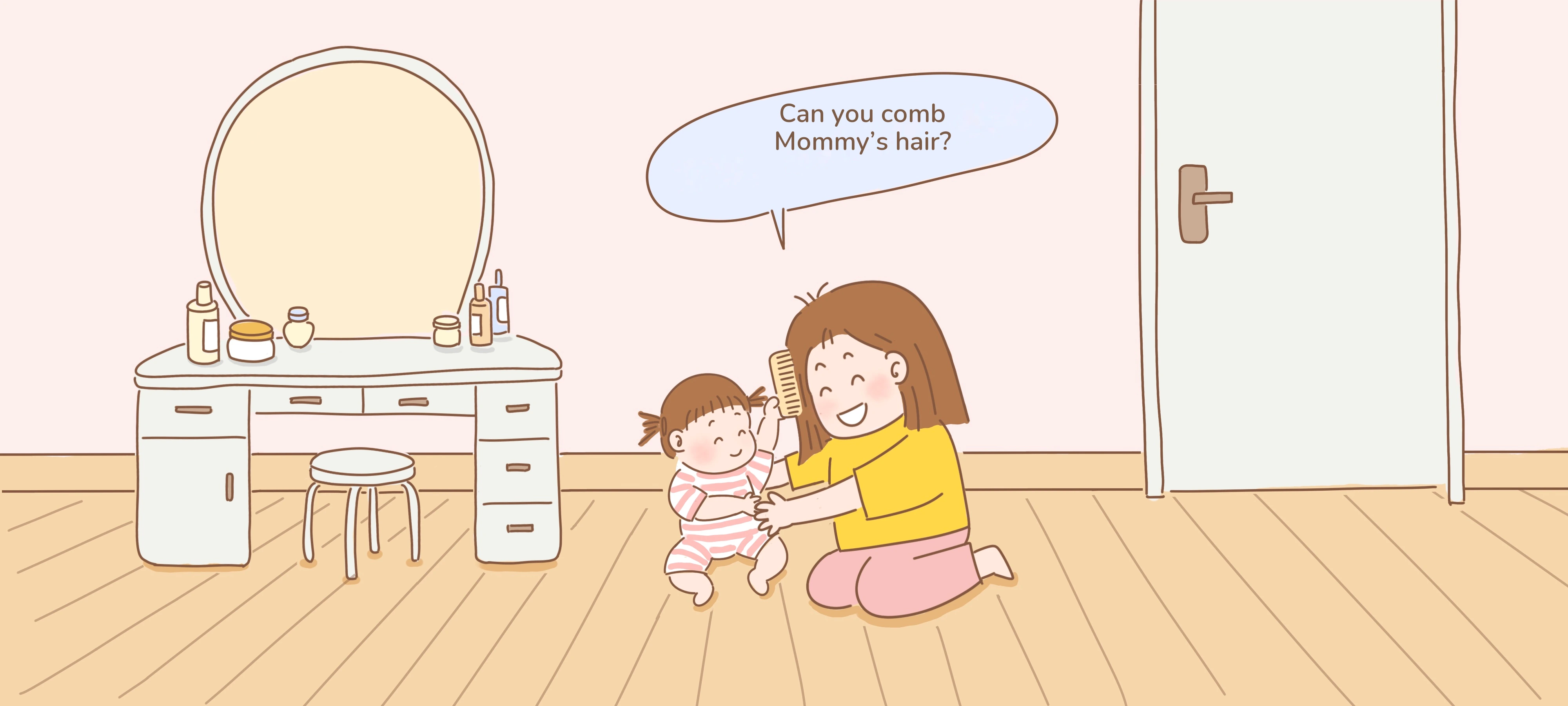 Comb Your Hair Together, step 3