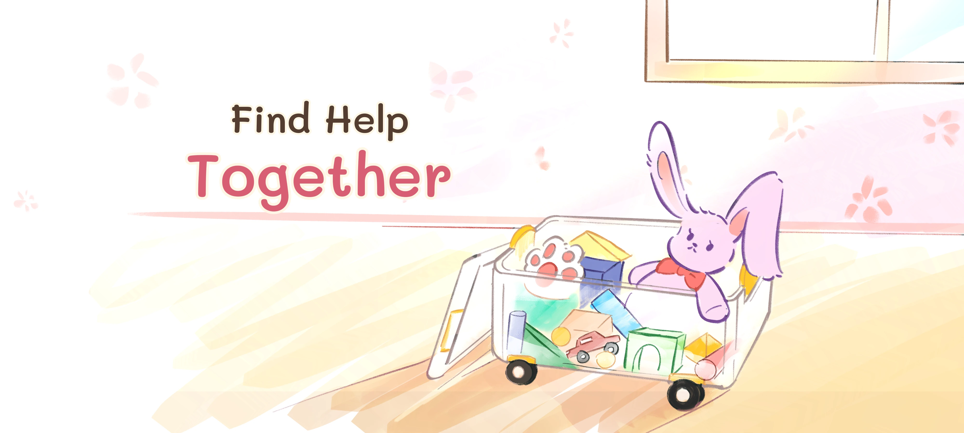 Find Someone Who Can Help activity illustration