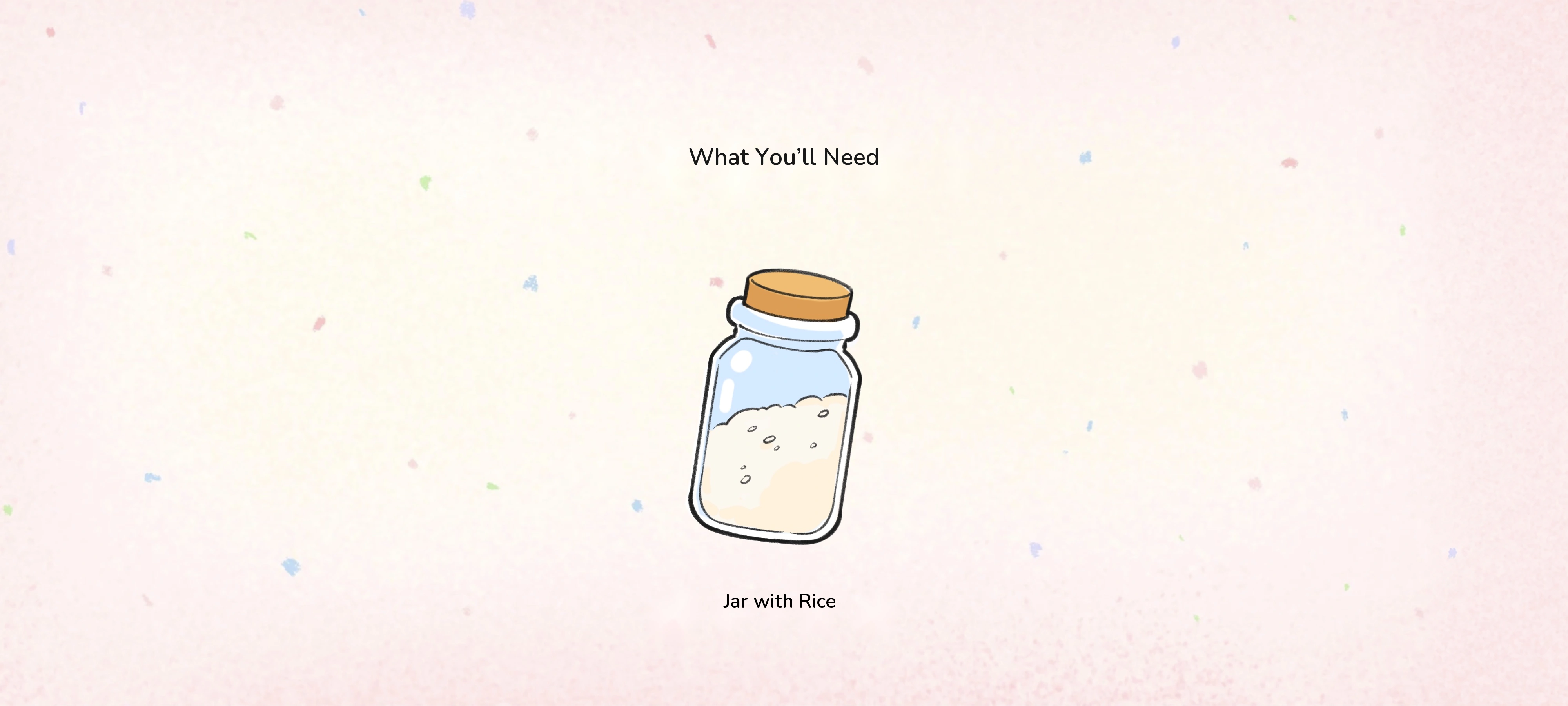 Chase the Rolling Jar, preparation