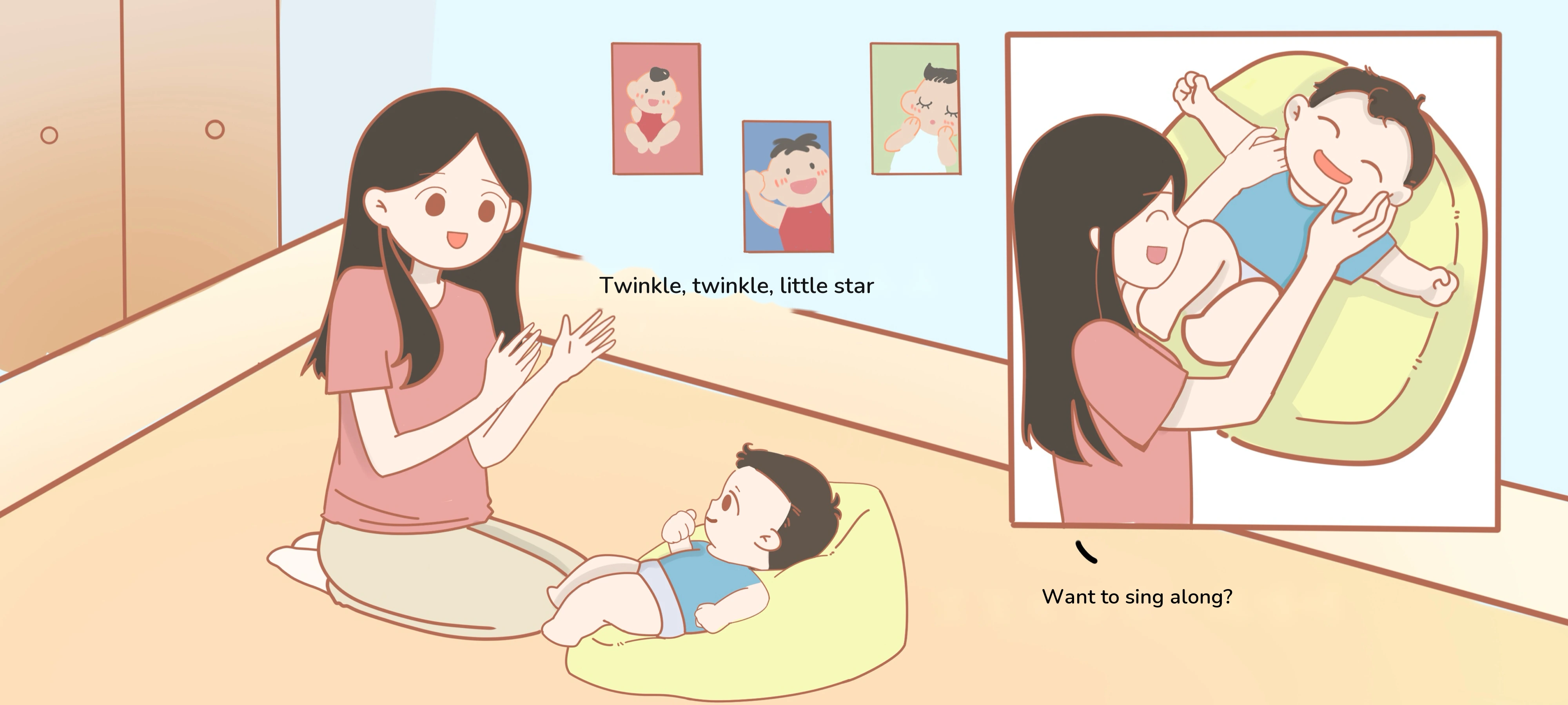 Twinkle Twinkle Little Star, step 1