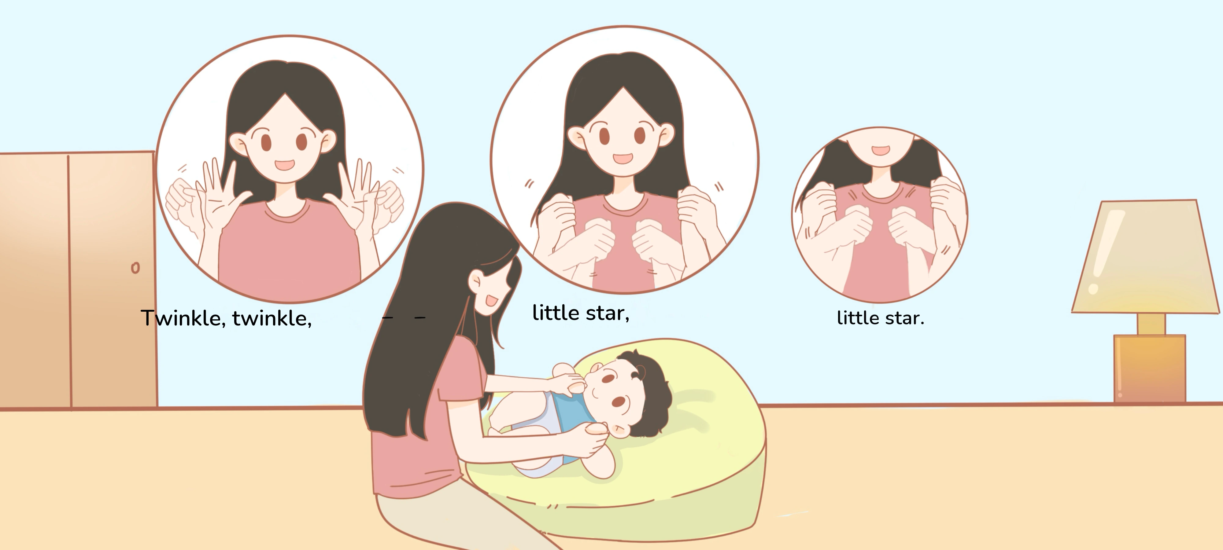Twinkle Twinkle Little Star, step 2