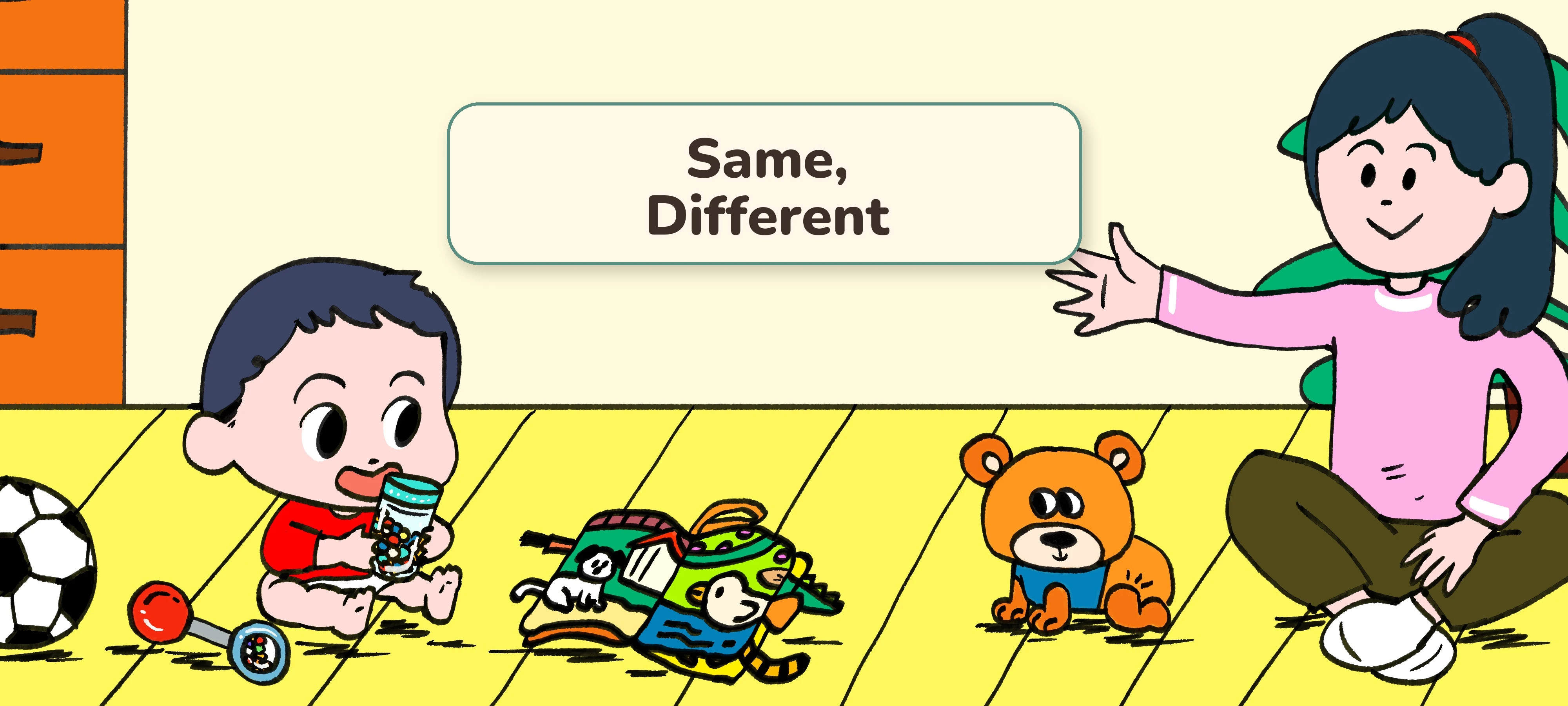 Same, Different activity illustration