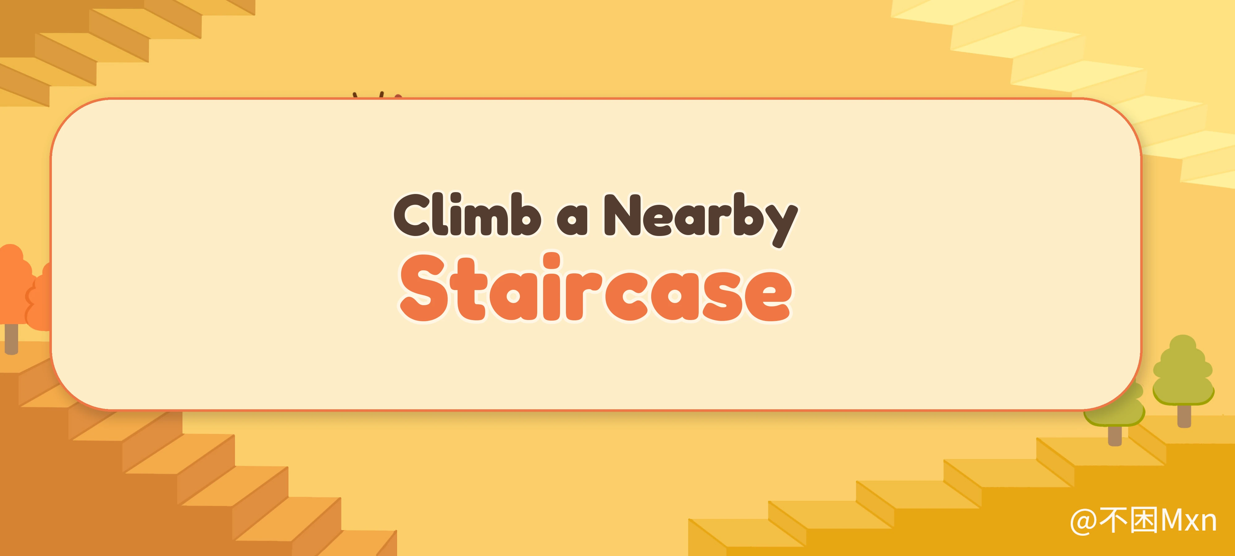 Find the Tallest Stairs activity illustration