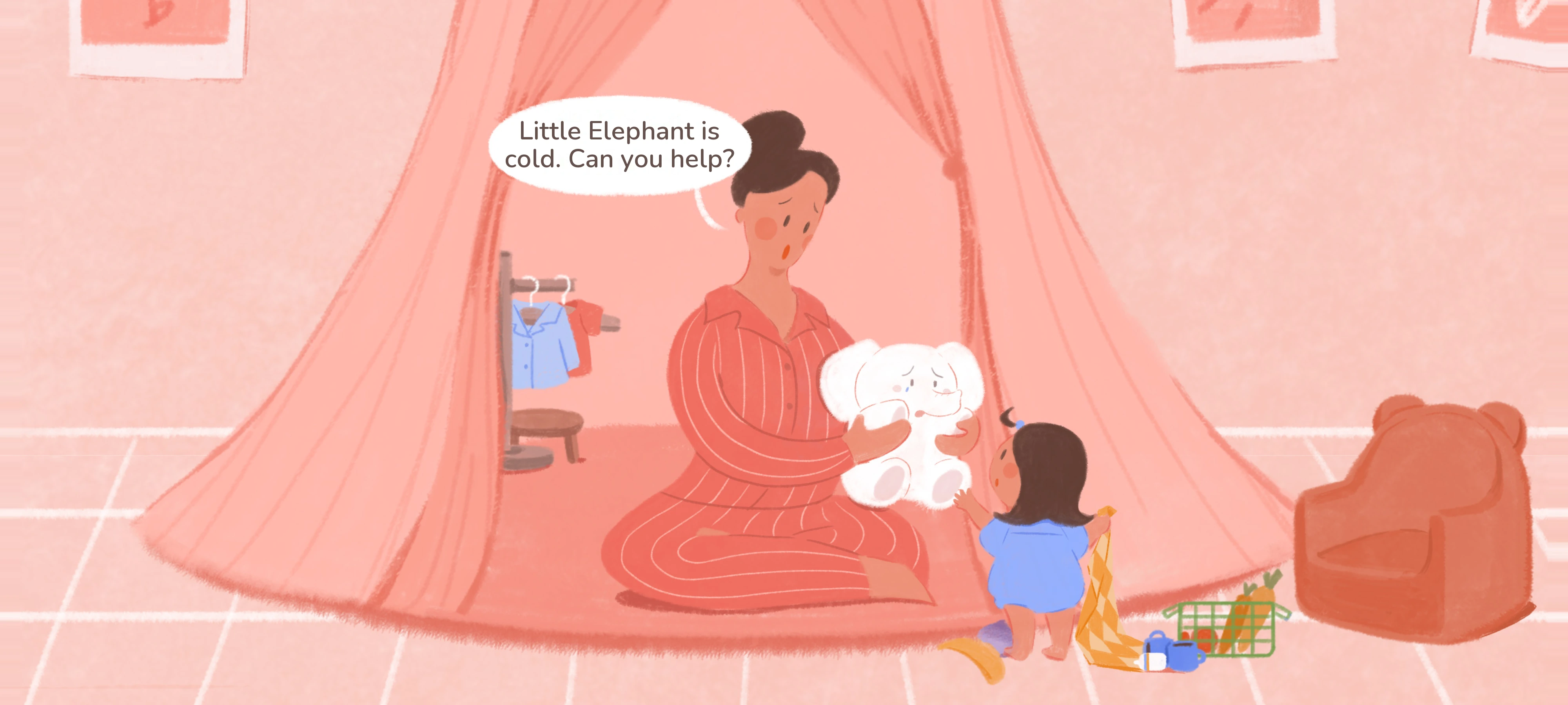 Take Care of the Toy Baby, step 2